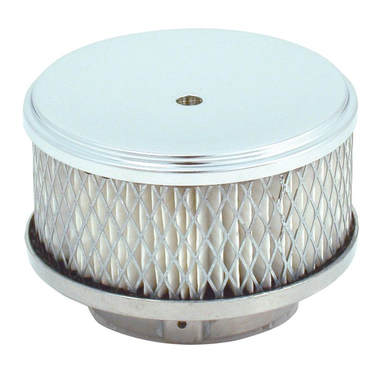 Round Air Cleaner Chrome