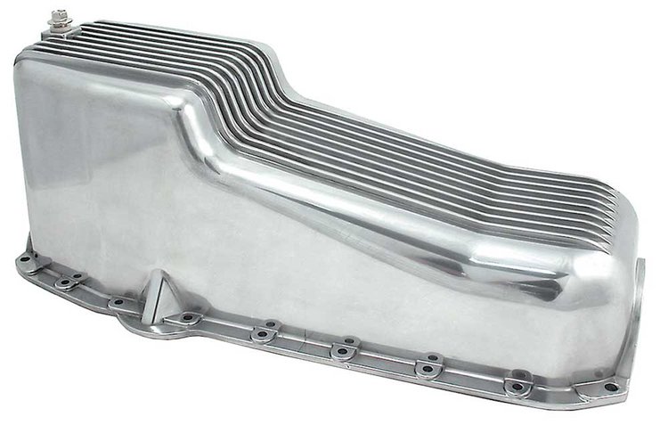 Finned Aluminum Oil Pan 1955-79 Small Block Chevy
