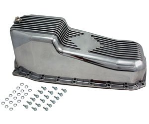 Finned Aluminum Oil Pan 1986-02 Small Block Chevy