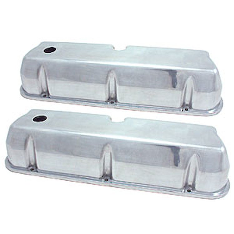 Polished Aluminum Valve Covers Small Block Ford 260-351W & 5.0L