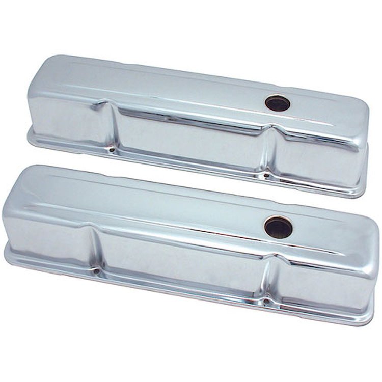 Chrome Valve Covers 1958-86 Chevy 283-400