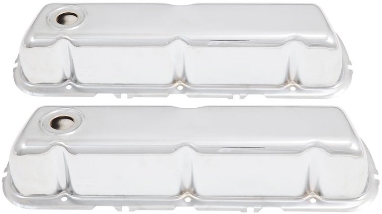 Chrome Valve Covers 1962-Later Ford 260/389/302/351W