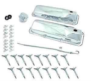 Engine Dress Up Kit Steel, Chrome