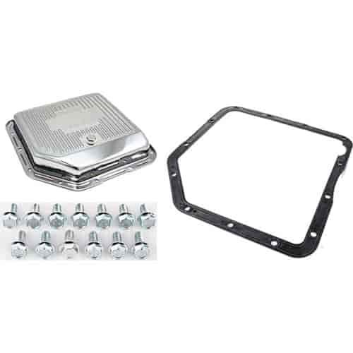 Chrome Transmission Pan Kit GM TH350 Includes
