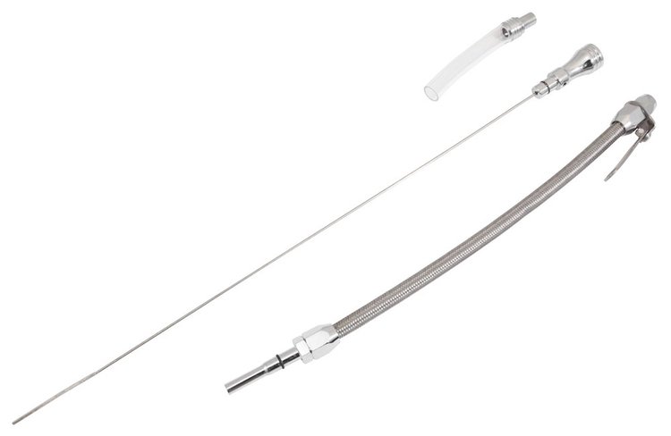 Flexible Braided Engine Oil Dipstick Chevy LS Engines