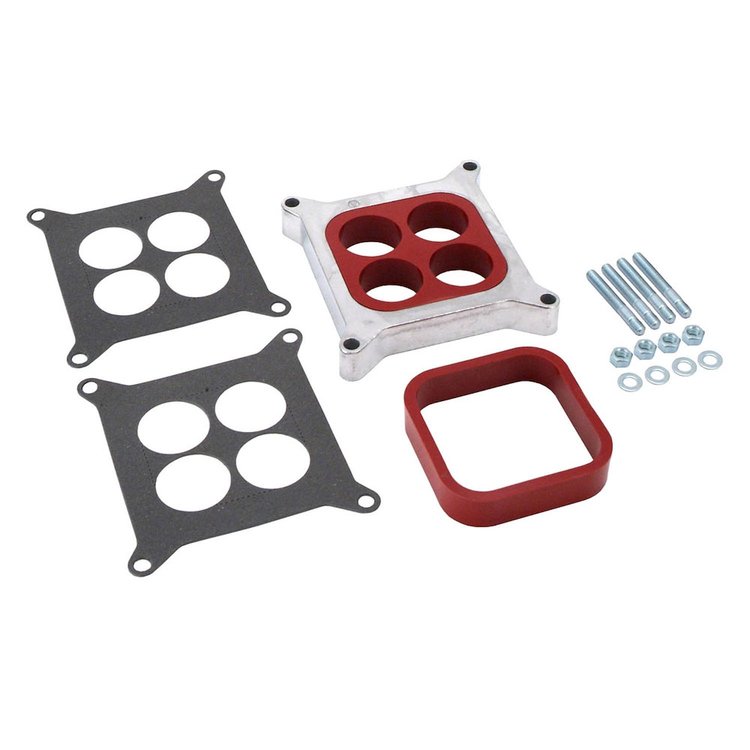 Dual Purpose Carburetor Spacer Heat Insulating Phenolic & Aluminum