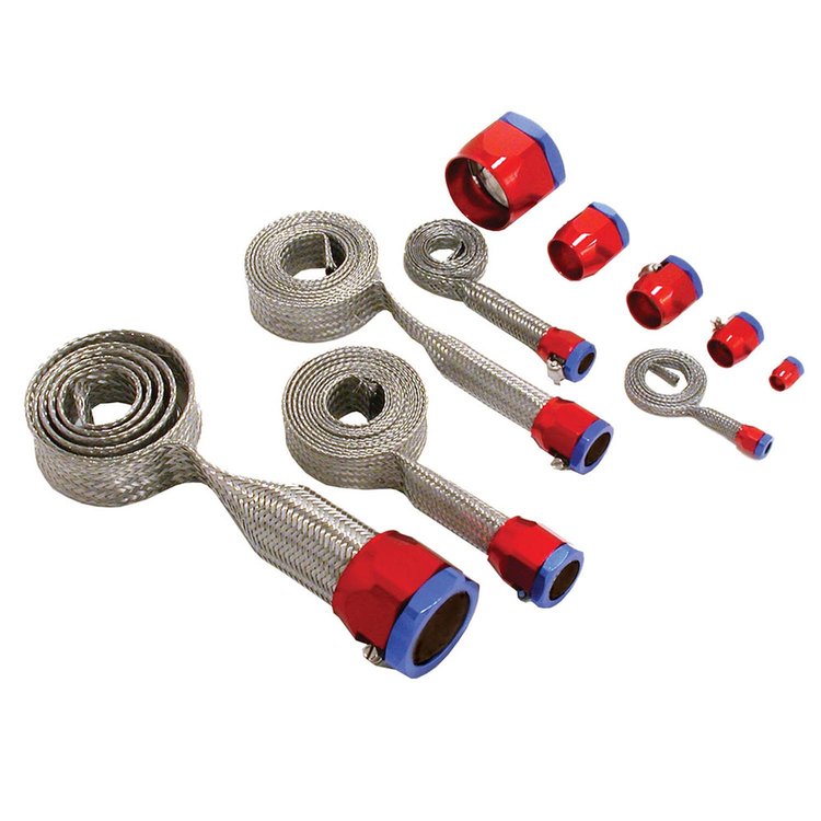 Magna Braid Engine Sleeving Red/Blue