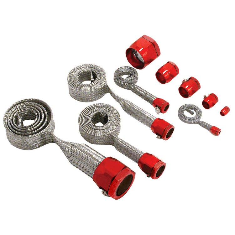 Magna Braid Engine Sleeving Red