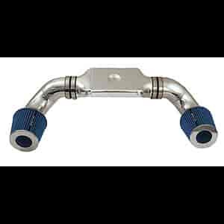 Quikit Dual 180° Low Profile Plenum Kit 45° x 90° Tubes, Plenum, Coupler & Clamps