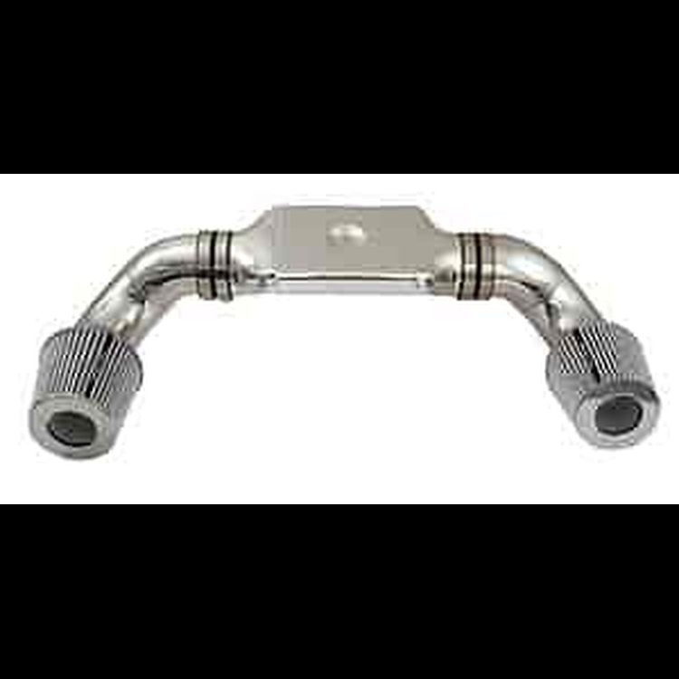 Quikit Dual 180° Low Profile Plenum Kit 45° x 90° Tubes, Plenum, Coupler & Clamps