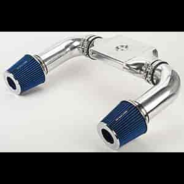 Quikit Dual 180° Low Profile Plenum Kit 90° Tubes, Plenum, Coupler & Clamps
