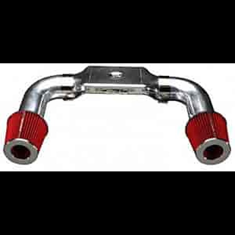 Quikit Dual 180° Low Profile Plenum Kit 90° Tubes, Plenum, Coupler & Clamps