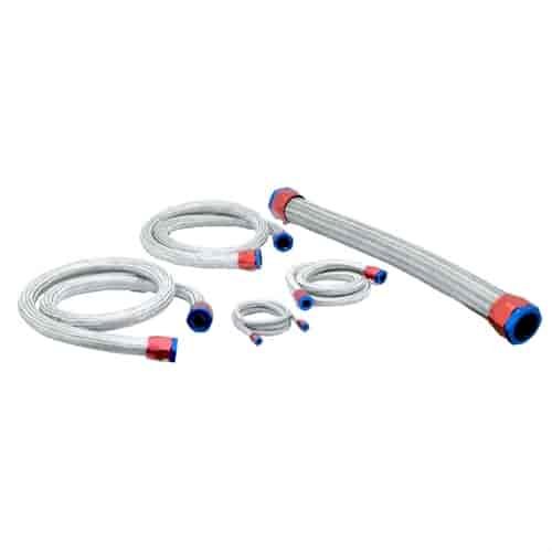 Magna-Pak Braided Hose Kit Red/Blue Fittings
