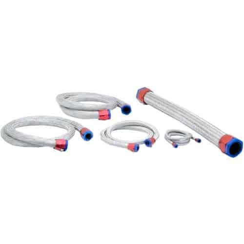 Magna-Pak Braided Hose Kit Red/Blue Fittings