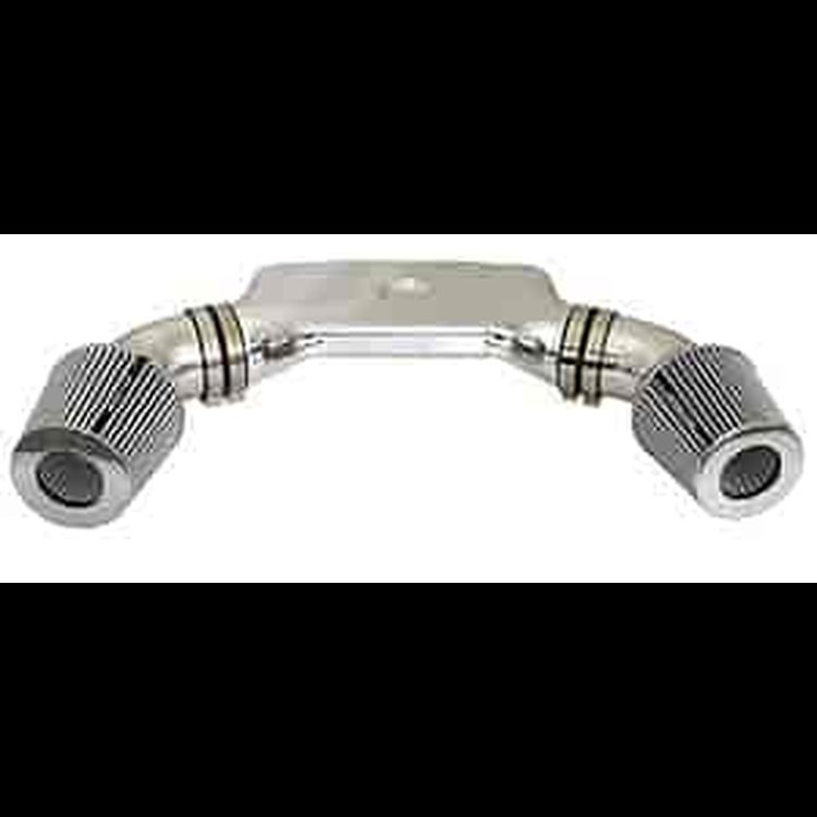 Quikit Dual 135° Low Profile Plenum Kit 60° Tubes, Plenum, Coupler & Clamps