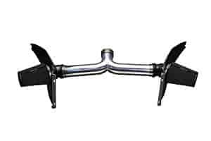 Muscle Car LS Dual Conversion Intake Kit Speed Density, Black HPR Filter