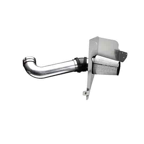AIR INTAKE KIT 67 72 CHEVY PICKUP LSX SINGLE 4 DRIVER SIDE INLET SPEED DENSITY WHITE HPR FILTER