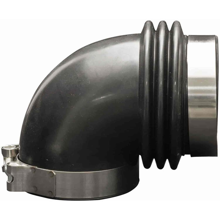 Air Duct 90 o Flex Coupler 3.5" diameter