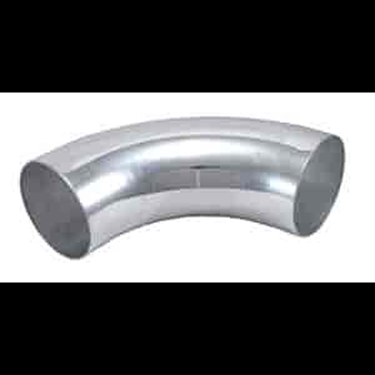 90 deg MANDREL BENT TUBE - 5 POLISHED ALUMINUM