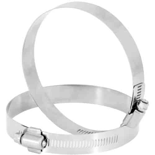 Wide Worm Gear Clamps Fits 4" Tubing