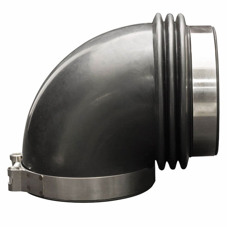 Air Duct 90 o Double Flex Coupler 4" diameter
