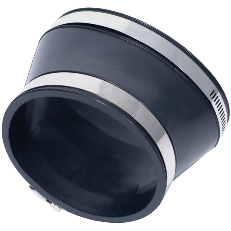 Air Duct Reducer Adapts 5.2" x 3.1" oval to 4" round
