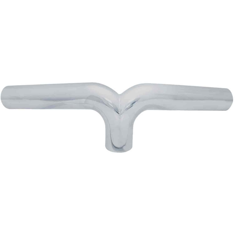 Aluminum Y-Pipe 4" diameter tubing