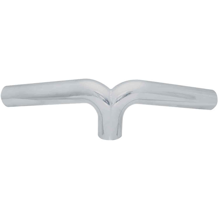 Aluminum Y-Pipe 4" diameter tubing