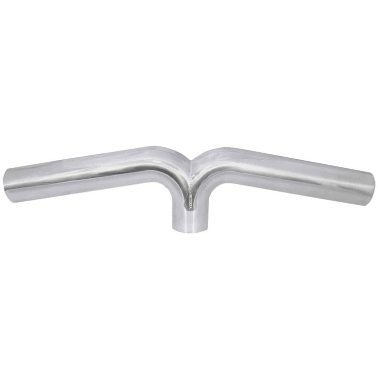 Aluminum Y-Pipe 4" diameter tubing