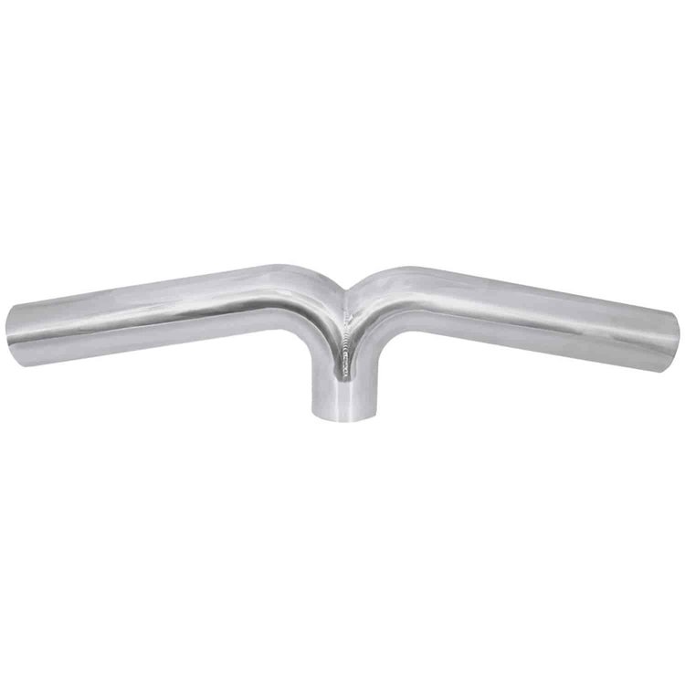 Aluminum Y-Pipe 4" diameter tubing