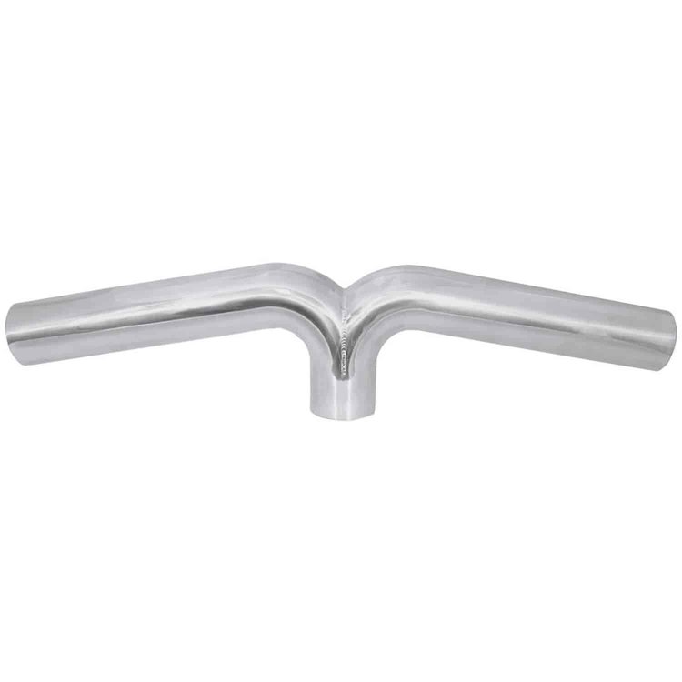 Aluminum Y-Pipe 4" diameter tubing