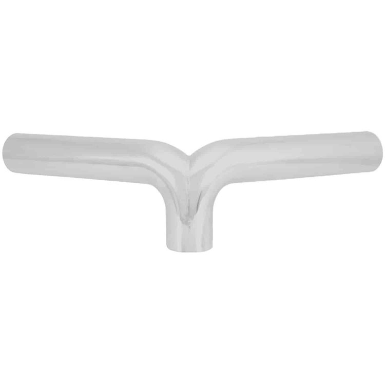 Aluminum Y-Pipe 4" diameter tubing