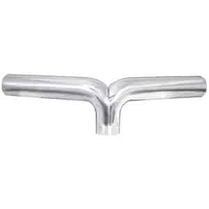Aluminum Y-Pipe 4" diameter tubing