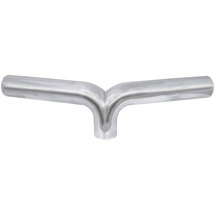 Aluminum Y-Pipe 4" diameter tubing