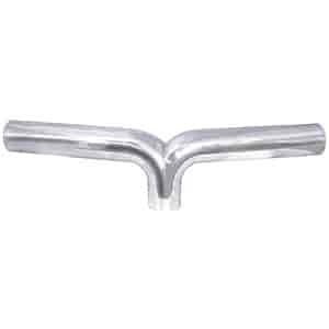 Aluminum Y-Pipe 4" diameter tubing