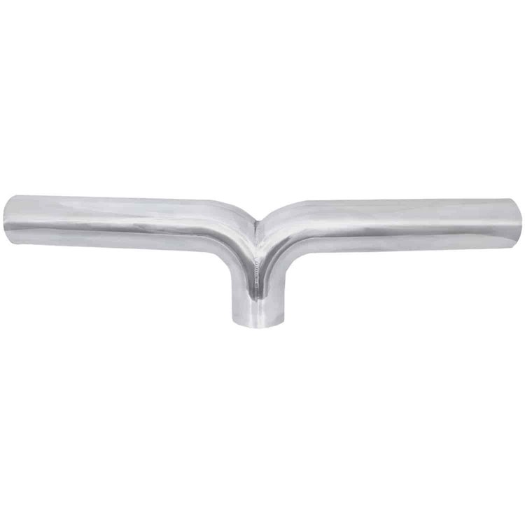 Aluminum Y-Pipe 4" diameter tubing
