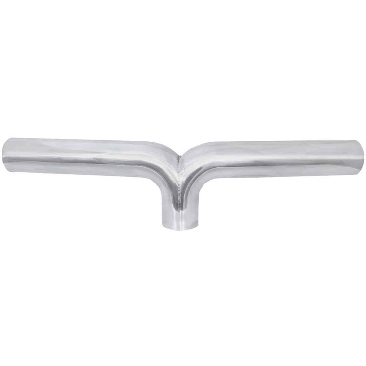 Aluminum Y-Pipe 4" diameter tubing