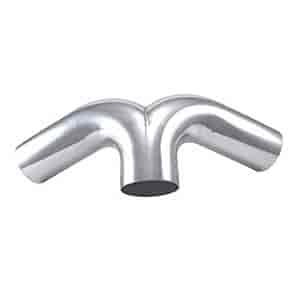 Aluminum Y-Pipe 4" diameter tubing
