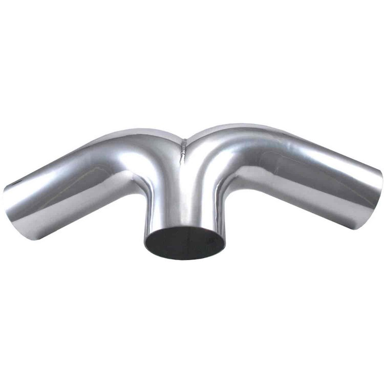 Aluminum Y-Pipe 4" diameter tubing