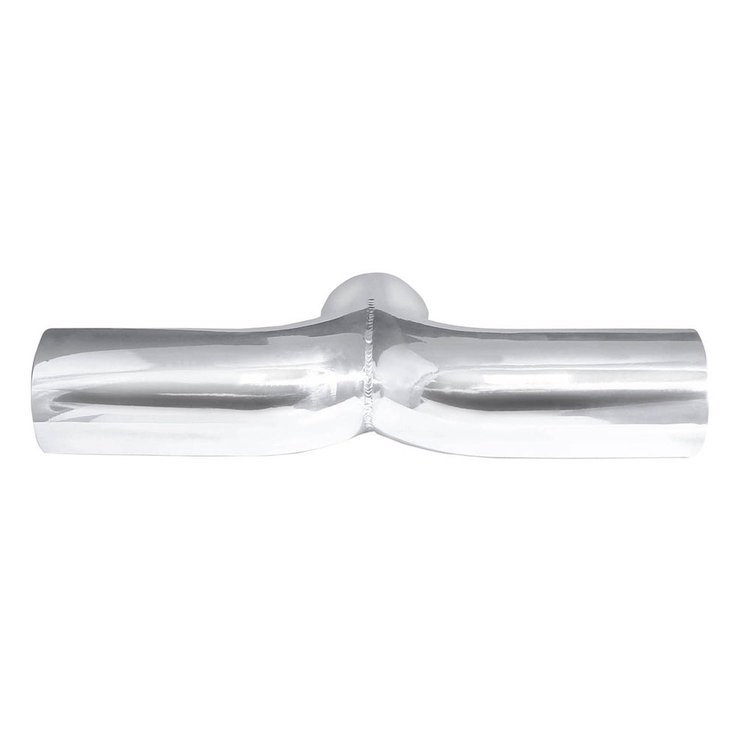 Aluminum Y-Pipe 4" diameter tubing