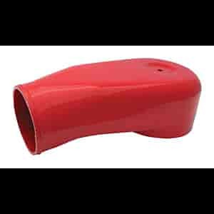 Single Plenum Powder Coated Red Inlet 4" Tall 3.5" CFM Rating 900