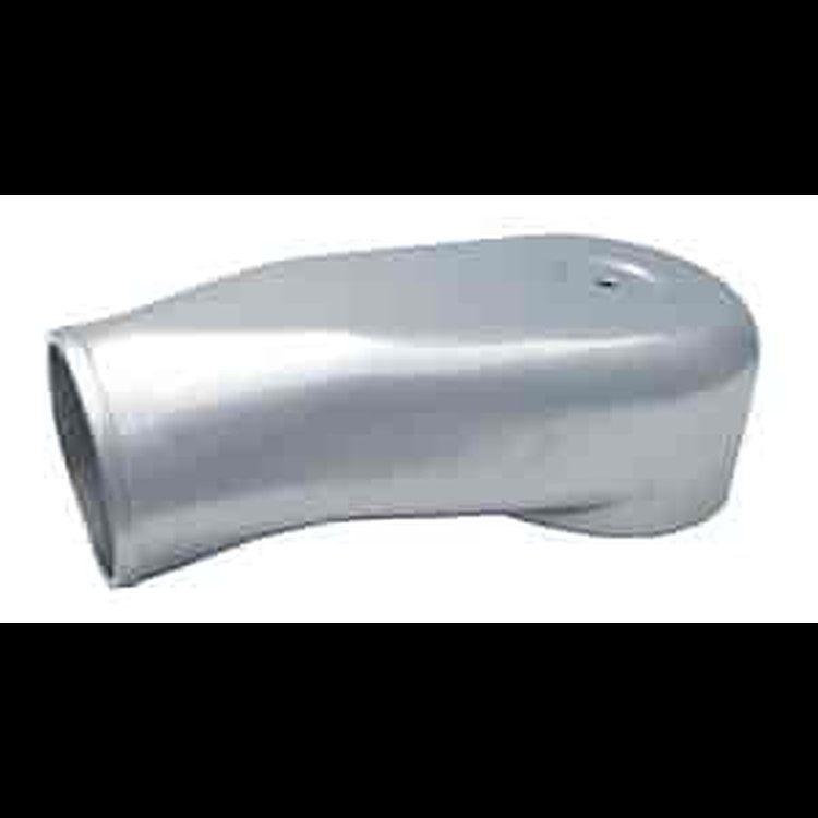 Single Plenum Powder Coated Silver Inlet 4"