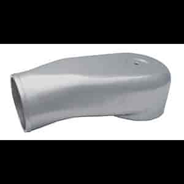 Single Plenum Powder Coated Silver Crinkle Finish Inlet 4" Tall 3.5" CFM Rating 900