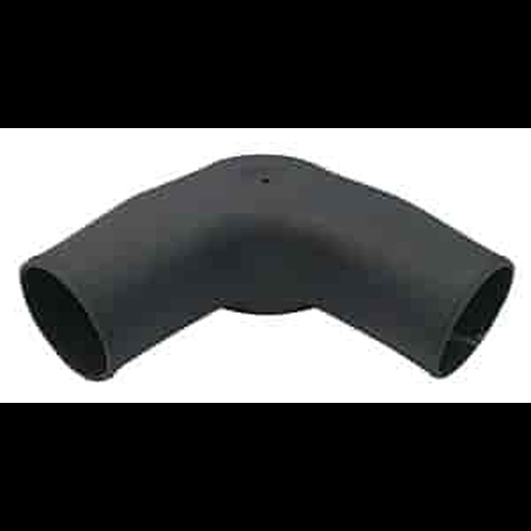 Dual Plenum Powder Coated Black Crinkle Finish Inlets 4"