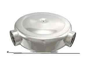 Air Box 120° 14" x 4.6" Inlets 4" CFM Rating 900 Bright Anodized Aluminum Finish Includes High Flow hpR Filter