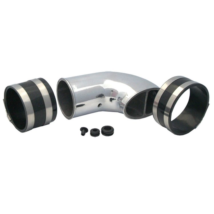 Air Inlet Adapter Polished Aluminum