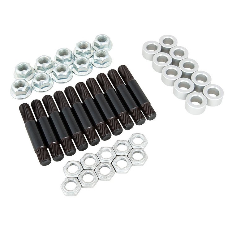 Chrome moly 5/8 x 18 stud kit with 1.500 shank .688 washer