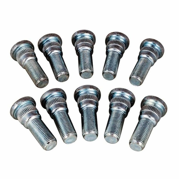 Mopar press-in stud kit / 1/2 x 20 RH / .673 knurl / 10 pcs