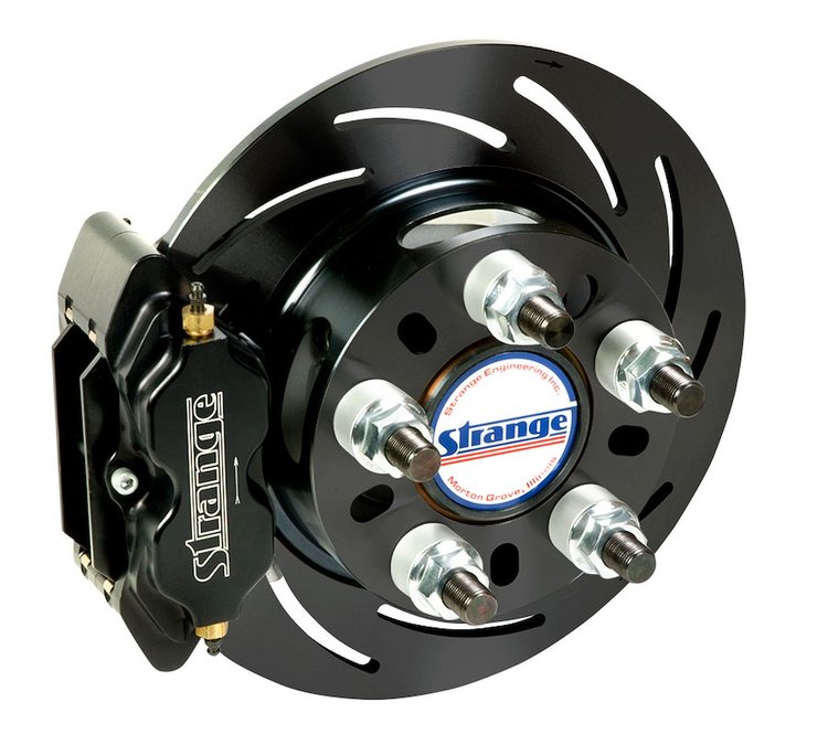 Rear brake kit / 67 -77 Small GM / hard metallic pads