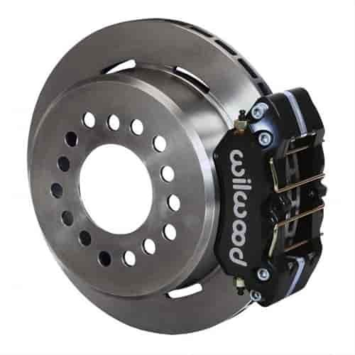 Street Rear Brake Kit Late Big Ford Housing Ends 873-H1137 with Staggered Shocks